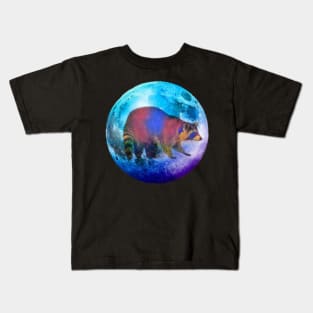 Raccoon Moon Kids T-Shirt